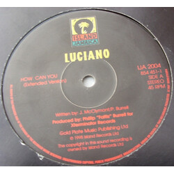 Luciano (2) How Can You USED VINYL 12INCH 45 RPM SINGLE