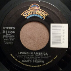 James Brown Living In America USED VINYL 7INCH 45 RPM SINGLE STYRENE