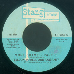 Seldon Powell / Shirley & Company More Shame USED VINYL 7INCH 45 RPM