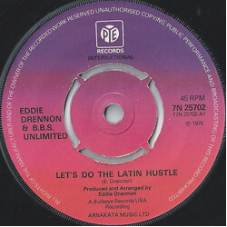 Eddie Drennon & The B.B.S. Unlimited Let's Do The Latin Hustle Vinyl 7" USED
