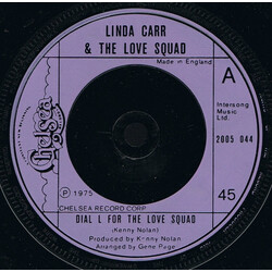 Linda Carr & The Love Squad Dial L For The Love Squad Vinyl 7" USED