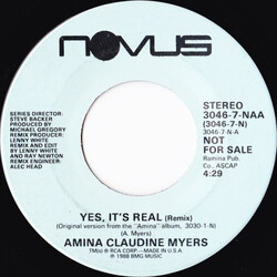 Amina Claudine Myers Yes, It's Real (Remix) USED VINYL 7INCH 45 RPM PROMO