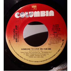 Lisa Lisa & Cult Jam / Full Force Someone To Love Me For Me USED VINYL 7INCH 45 RPM SINGLE