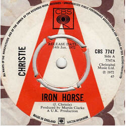 Christie Iron Horse Vinyl 7" USED