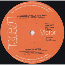 Theo Vaness Sentimentally It's You USED VINYL 12INCH