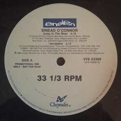 Sinéad O'Connor Jump In The River USED VINYL 12INCH 33 S RPM PROMO