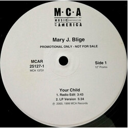 Mary J. Blige Your Child USED VINYL 12INCH PROMO