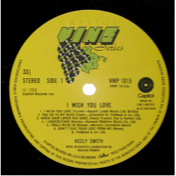 Keely Smith I Wish You Love Vinyl LP USED