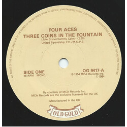 The Four Aces Three Coins In A Fountain Vinyl 7" USED
