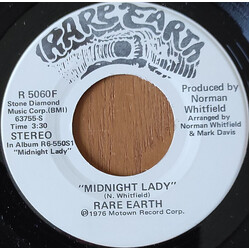 Rare Earth Midnight Lady USED VINYL 7INCH 45 RPM SINGLE PROMO
