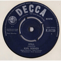 Karl Denver Still USED VINYL 7INCH 45 RPM SINGLE