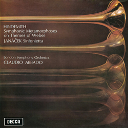 Paul Hindemith / Leoš Janáček / London Symphony Orchestra / Claudio Abbado Symphonic Metamorphoses On Themes Of Weber / Sinfonietta Vinyl LP USED