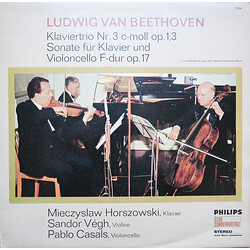 Ludwig van Beethoven Klaviertrio Nr. 3 C-moll Op.1,3 Vinyl LP USED