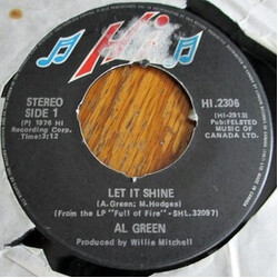 Al Green Let It Shine USED VINYL 7INCH 45 RPM SINGLE STEREO