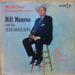 Bill Monroe & His Blue Grass Boys My All Time Country Favorites Vinyl LP USED