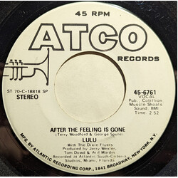 Lulu / The Dixie Flyers After the Feeling Is Gone USED VINYL 7INCH 45 RPM PROMO STEREO MONO
