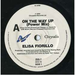 Elisa Fiorillo On The Way Up USED VINYL 7INCH 45 RPM SINGLE