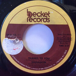 Sinnamon Thanks To You VINYL 7" USED
