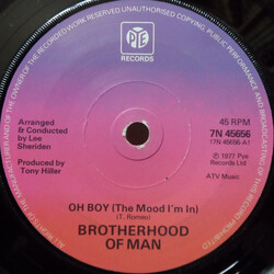 Brotherhood Of Man Oh Boy (The Mood I'm In) Vinyl 7" USED