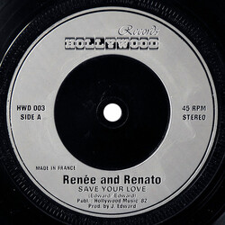 Renée & Renato Save Your Love USED VINYL 7INCH 45 RPM SINGLE STEREO