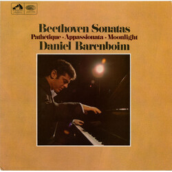 Ludwig Van Beethoven Pathétique, Appassionata & Moonlight Sonatas Vinyl LP USED