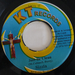 Sizzla / Lee Kelly Just Be Clean / Baby I Love You USED VINYL 7INCH 45 RPM
