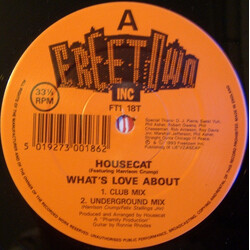 Felix Da Housecat What's Love About USED VINYL 12INCH 33 S RPM