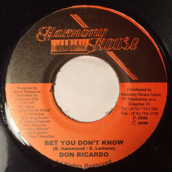 Don Ricardo Bet You Don't Know USED VINYL 7INCH 45 RPM
