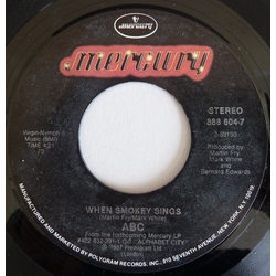 ABC When Smokey Sings Vinyl 7" USED