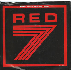Red 7 When The Sun Goes Down USED VINYL 7INCH PROMO STEREO