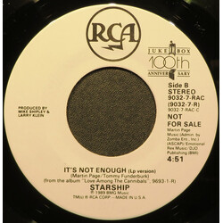Starship (2) It's Not Enough USED VINYL 7INCH 45 RPM PROMO