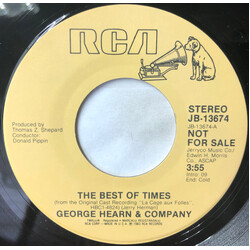 George Hearn & Company / Gene Barry The Best Of Times / Song On The Sand (La Da Da Da) USED VINYL 7INCH 45 RPM PROMO STEREO