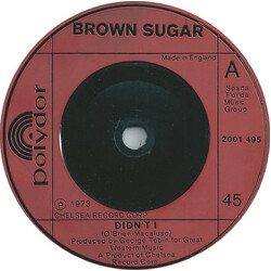 Brown Sugar (24) Didn't I Vinyl 7" USED