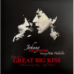 Johnny Thunders / Patti Palladin Give Her A... Great Big Kiss USED VINYL 7INCH 45 RPM RECORD STORE DAY SINGLE LIMITED EDITION PICTURE DISC