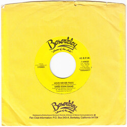 Greg Kihn Band Love Never Fails USED VINYL 7INCH 45 RPM SINGLE STEREO