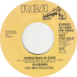 Alabama Christmas In Dixie USED VINYL 7INCH 45 RPM PROMO STEREO