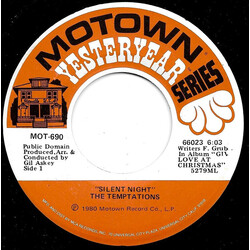 The Temptations Silent Night / Everthing For Christmas USED VINYL 7INCH 45 RPM SINGLE REISSUE