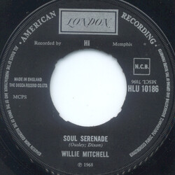 Willie Mitchell Soul Serenade USED VINYL 7INCH 45 RPM SINGLE