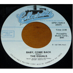 The Equals Baby Come Back / Hold Me Closer USED VINYL 7INCH 45 RPM SINGLE REISSUE