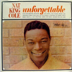 Nat King Cole Unforgettable Vinyl LP USED