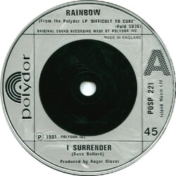 Rainbow I Surrender Vinyl 7" USED