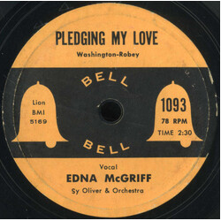 Edna McGriff / Sy Oliver And His Orchestra Pledging My Love / Dance With Me Henry USED VINYL 7INCH 78 RPM STYRENE
