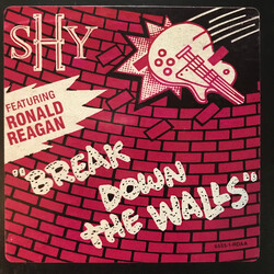 Shy (5) Break Down The Walls USED VINYL 12INCH 33 S RPM SINGLE PROMO STEREO