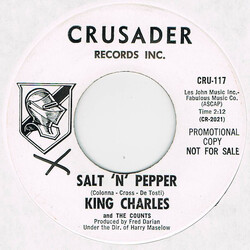 King Charles & The Counts Salt 'n' Pepper USED VINYL 7INCH 45 RPM SINGLE PROMO