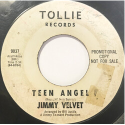 Jimmy Velvet Teen Angel USED VINYL 7INCH 45 RPM SINGLE PROMO