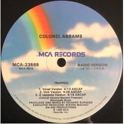 Colonel Abrams Trapped USED VINYL 12INCH 33 S RPM