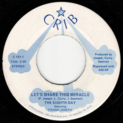 The Eighth Day (5) / Frank Joseph (2) Let's Share This Miracle / It's Christmas Day USED VINYL 7INCH 45 RPM STEREO