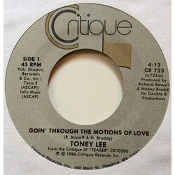 Toney Lee Goin Through The Motions Of Love / Grand Larceny USED VINYL 7INCH 45 RPM