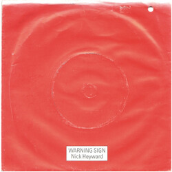 Nick Heyward Warning Sign USED VINYL 7INCH 45 RPM SINGLE