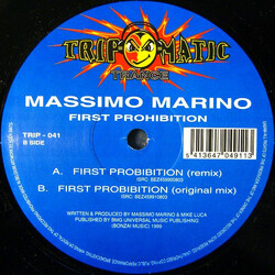 Marino Massimo First Prohibition VINYL 12" USED